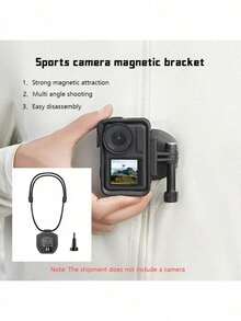 Magnetic Neck - Hanging Mobile Phone Holder, Hands - Free Design, 360° Rotation, A Powerful Tool For Vlog, Cycling, And Fishing Shooting.