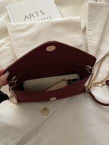 Small Envelope Bag, Unique Design Women Handbag - Red - View 4