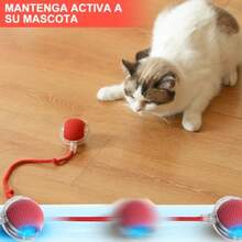Pelota para Perro 2PCS Recargable Pelotas para Perro Pelota Interactiva para Perro Pelota Perro Pelota Interactiva para Gato Bola Interactiva para Perros con 3 Modos de Luz - como en la foto - Ver 3