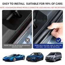 4m/157.5in Flexible Trimable Car Trunk LED Atmosphere Light Strip, Dynamic Flowing, Suitable For Sedan, SUV, Truck And Other Universal Cars, White - 1PC - View 7