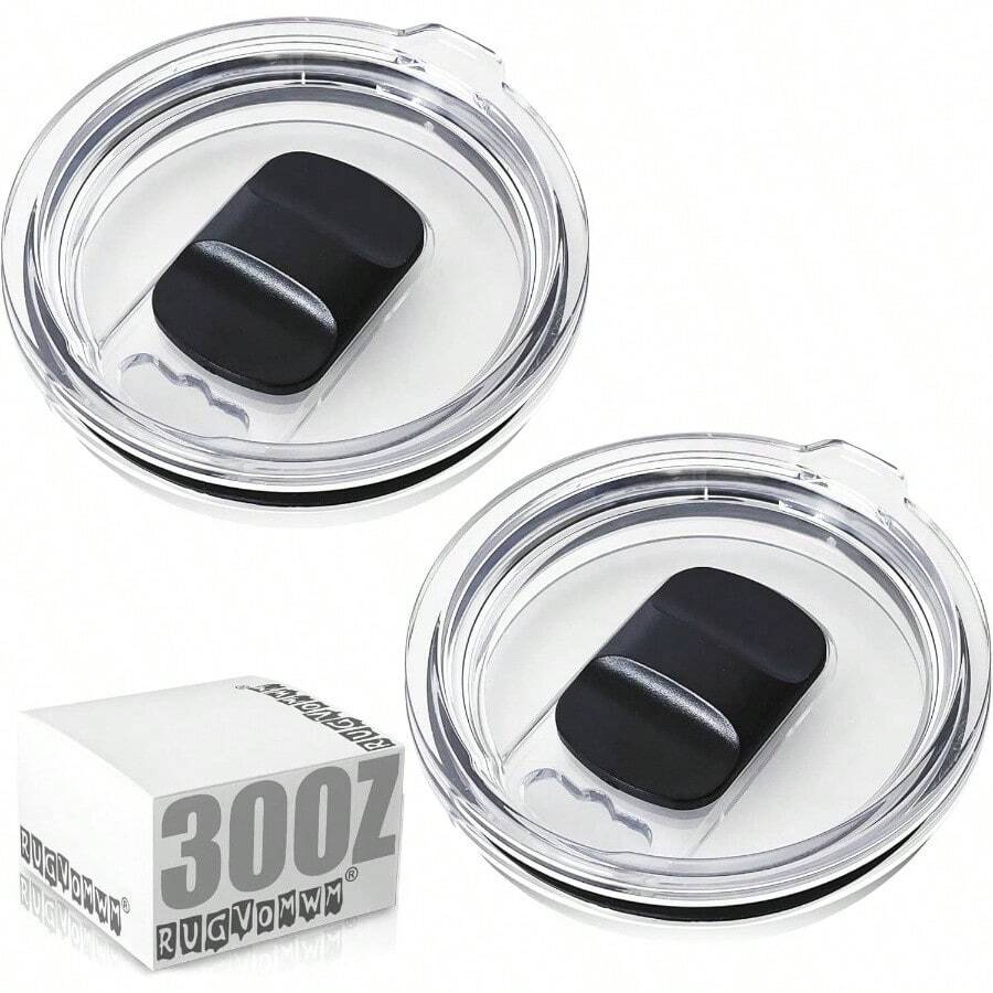 Splash Proof Tumbler Lids, Compatible With, Trail, Old Style Rtic, And More, Not Fit New RTICNot Magnetic - Black 30oz 2Pcs - 30 OZ + Loại D - Xem 1