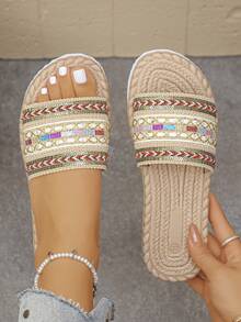 Caqui - Tejido colorido