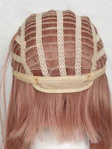 10英寸、12英寸、14英寸、18英寸短假发，直发、卷发、波浪发，刘海，中分卷发，日常假发，洛丽塔风格，万圣节，派对场合 - 彩色 - 查看 7