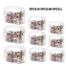 12pcs Transparent PVC Zipper Makeup Bags - High Quality Cosmetic And Toiletry Storage Pouches, Ideal For Travel, Bathroom And Holiday Essentials. Bathroom Accessories, Makeup Bag, Cosmetic Bag, Travel Essential, Large Capacity, Big Makeup Bag, Christmas Gift, Storage Bag, Travel, Women's Gift, Women's Travel Essential, Storage Bag, Clutch/Small Handbag, Cosmetic Storage Bag