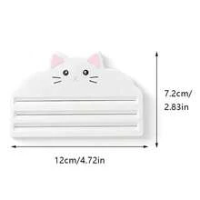 1/2个装猫粮挤压器 - 高效挤压袋内猫粮，最大限度保留剩余量，确保不浪费。专为注重清洁喂食和操作便捷的猫主人设计。这款挤压器适用于各种猫粮袋，易于清洁，保持卫生。