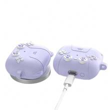 适用于三星 Galaxy Buds 3/3Pro 的硅胶卡通耳机保护套 3D 可爱猫咪图案