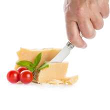 4/6/8Pcs Cuchillos de Mantequilla Espátula de Mantequilla Acero Inoxidable Esparcidor de Mermelada Cortador de Pastel de Plástico Blanco Cuchillo Esparcidor de Queso - 6 piezas - Ver 6