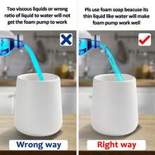 Soap Foaming Dispenser Ceramic With Easy-To-Press Pump Hand Foam Dispenser,Refillable Dish Soap Dispenser For Shampoo Bathroom Kitchen Hotel 11 Oz - Gold - View 12