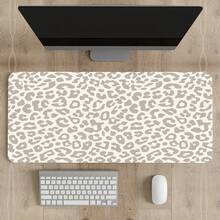 1pc Extra-Large Gaming Mouse Pad And Keyboard Mat,Minimalist Leopard Print Design Office Small-Sized Desk Protector, Suitable For Laptops And Study - Non-Slip Base, Multiple Sizes Available XL XXL, Ideal For Home/Office Work,Gaming Room, Dorm - Multicolor - View 10