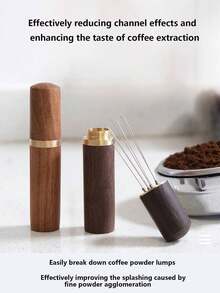 1pc Home Stainless Steel Coffee Powder Needle Cloth Powder Blender Concentrated Coffee Powder Stirring Needle DIY Tool, Coffee Maker Mini Accessories Tool Needle - Multicolor - View 10