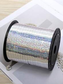 1 cuộn ruy băng xoắn màu bạc dài 500 yard, óng ánh, gợn sóng, thích hợp cho đồ thủ công, gói quà, dây bóng bay, phụ kiện tóc, trang trí hoa, quà Giáng sinh, năm mới, quà sinh nhật. - Nhiều màu - Xem 14