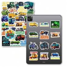 50 PIEZAS Pegatinas de coche de dibujos animados de patrones mixtos, pegatinas creativas de grafiti resistentes al agua para DIY, tabletas, computadoras, cuadernos, fundas de teléfonos móviles, guitarras, escritorios, tazas de agua, maletas, esquís, libros, pegatinas decorativas de arte, pegatinas decorativas de cuentas manuales, esenciales para la temporada de regreso a clases - Estilo 5 - Ver 8
