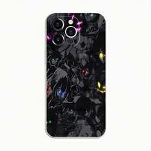 Ojos de Anime Futbolista con un Brillo Intenso. Esta elegante funda es compatible con los modelos  16, 15, 14 Pro Max, 13, 12, 11, XR y XS Plus. Fabricada en silicona TPU, ofrece protección contra golpes y caídas, además de una sensación superior. Es un regalo ideal para familiares, amigos y seres queridos, y una opción perfecta para Navidad.fundas para ,accesorios para celular,fundas para celular,funda  13,fundas ,fundas para  13,funda  16,funda  17 pro max, 17 pro max,funda  15,funda  17,funda ,fundas para  16,fundas  15,funda  14,fundas  17 pro max,protector para ,fundas  11,fundas  12,funda  17 pro,fundas  13,,case  17 pro max,fundas para  11,fundas para  12 - Negro - Ver 6
