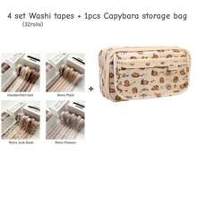 8 Rolls Vintage Japanese Washi Tape Set, Narrow Retro Decorative Tapes Suitable For DIY, Art Journaling, Back To School And More