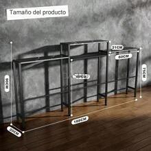 credenza recibidor,sofá de Madera Mesa Consola,recibidor de Entrada Mueble,Extra largomesa recibidor,Mesa de Entrada de Pared ultraestrecha,188CM*90CM*20CM (mármol Negro - por defecto - Ver 4