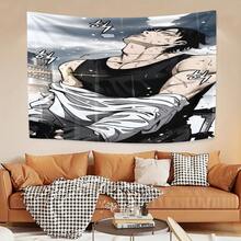 Wind Breaker Jay Jo Peach Skin Tapestry, A Beautiful Fabric Wall Decoration, Can Be Used As A Sofa Throw Or Table Decoration. Ideal For Soft Furnishings In Homestays, Creating A Camping Atmosphere, And As A Decorative Accent In Living Room Entryways - 彩色 - 查看 4