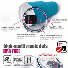 Splash Proof Tumbler Lids, Compatible With, Trail, Old Style Rtic, And More, Not Fit New RTICNot Magnetic - Black 30oz 2Pcs - 30 OZ + Loại D - Xem 6