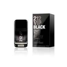 Carolina Herrera 212 VIP Black Eau De Parfum For Men 1.7 Oz / 50ml Spray – CH Men's Perfume, Aromatic Designer Fragrance With Absinthe & Fennel, Long Lasting - 212 VIP Black - 查看 1