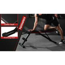 Weight Bench Press, Adjustable Workout Benches For Home Gym Dumbbell Exercise, 800 LB Stable Incline Decline Bench For Full Body Workout, 2 Sec Fast Folding Strength Training Sit Up Bench - Classic Black - View 5