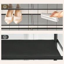 Estantes plegables para zapatos - Carbono + Negro - Ver 7