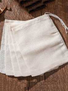 5/3个棉纱过滤袋，专为一次性过滤而设计，非常适合分离腌料调味料和残渣，采用抽绳封口设计，也可作为茶包使用。 - 彩色 - 查看 18