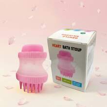 宠物沐浴按摩杯 - 带柔软硅胶凸点 - 便携式宠物清洁刷 - 必备宠物沐浴工具 - 彩色 - 查看 15