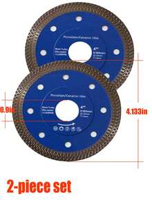 Stone Cutting Blades, Tile Cutting Blades, Glass Cutting Blades, Alloy Wood Panel Angle Grinder Cutting Blades, Brazed Flange Flat Grinding Cutting Discs, Diamond Saw Blades, Sharp And Durable, High-End Craftsmanship, Easy To Use - Multicolor - View 31