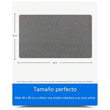 CYPNBOJA Tapete Antideslizante para Bañera Alfombrillas De Baño De PVC Loofah 24x16in Tapete de Ducha para Baño Antideslizante Cómodos para Los Pies Secado Rápido GrisFashion - 219791636 - Ver 7