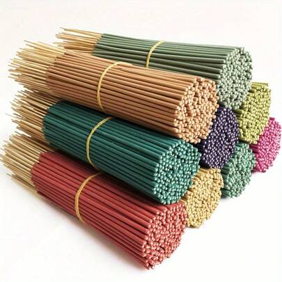[Handmade Bamboo Fragrance] 24 Handmade Bamboo Rose Aromatherapy - Sage Bamboo Sticks Fragrance, Naturally Extracted, Non-Irritating, Long-Lasting Fragrance, Suitable For Outdoor Camping, Yards, Porches And Travel, Fragrance, Offering Ornaments, Rose Aromatherapy Sticks, Cherry Blossom, Sandalwood, Lemongrass, Frankincense Sticks, Cherry, Cherry Sage, Aromatherapy, Hindu Religious Supplies, Sandalwood Sticks, Lemongrass, Strawberry, Buddhist Objects, Sandalwood Sticks, Lucky Fragrance, Rose, Cherry Blossom Lavender
