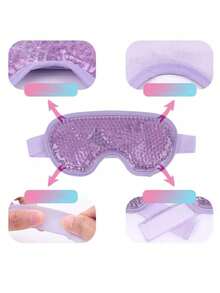 Cold & Hot Compress Eye Mask, PVC Gel Ice Pack Eye Pillow, Eye Care Compress Ice Beads, Cold & Hot Compress Eye Patch - Multicolor - View 10