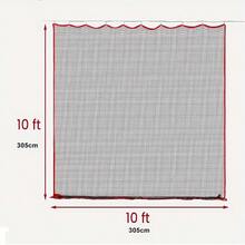 10x10英尺重型高尔夫练习网及多功能运动训练屏障 - 3毫米聚酯网布，加固缝线，便携式高尔夫练习网，室内/室外训练击球网，多功能运动屏障网，适用于高尔夫球、棒球、足球等运动。 - 彩色 - 查看 8