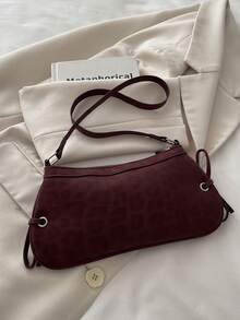 Wholesale Cross-Border Fashion Patchwork Baguette Bag, Women's 2026 Summer New Leopard Print Shoulder Bag, Casual Versatile Underarm Bag - Multicolor - View 11