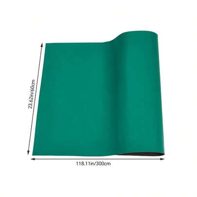 2mm Thick Green ESD Rubber Mat - Anti Static Mat Soldering Work Desk Table/Bench Mat Silicone Rubber, Silicone Insulation Pad For Phone Workbench/Table, High-Temperature Resistant, Anti-Static, Heat-Resistant Table Mat, Durable Work Surface, Heat Resistant Pad (50*50/100*50/300*60cm)