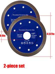 Stone Cutting Blades, Tile Cutting Blades, Glass Cutting Blades, Alloy Wood Panel Angle Grinder Cutting Blades, Brazed Flange Flat Grinding Cutting Discs, Diamond Saw Blades, Sharp And Durable, High-End Craftsmanship, Easy To Use - Multicolor - View 34
