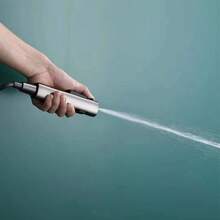 双头高压浴室清洁喷枪，高效浴室清洁工具，耐用高效的淋浴喷头 - 黑色 - 查看 3