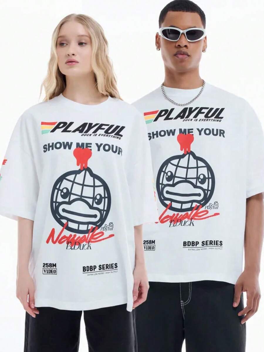TU B. Duck T-Shirt - White - View 1