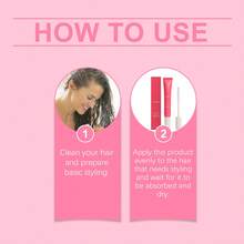 2 Pieces Hair Care Styling Cream, Lasting Styling Gentle Delicate Smooth Non-Greasy Non-Heavy Natural Luster Daily Fluffy Styling Cream - 西瓜粉紅+珊瑚粉紅 - 查看 10