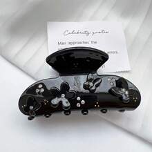 1 Uds. Pinzas para el cabello para mujer, Cottagecore coreano, flor 3D, diamante, dulce y lindo agarre para el cabello a] accesorios para el cabello Kawaii para niñas O2HS - C - Ver 8