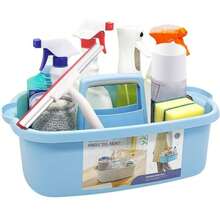 CYPNCesta Grande de Almacenamiento para Ducha Organizador de Suministros de Limpieza Con Asa Cesta de Almacenamiento de Plástico Organizador Portátil para Herramientas de Baño Recámara CocinaFashion - 219749883 - Ver 1