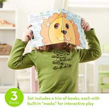 CYPNMelissa and Doug Libros de Máscaras de Caras Divertidas - 3 unidades Libros de tablero con 12 páginas interactivas con agujeros para los ojosFashion - como en la foto - Ver 3