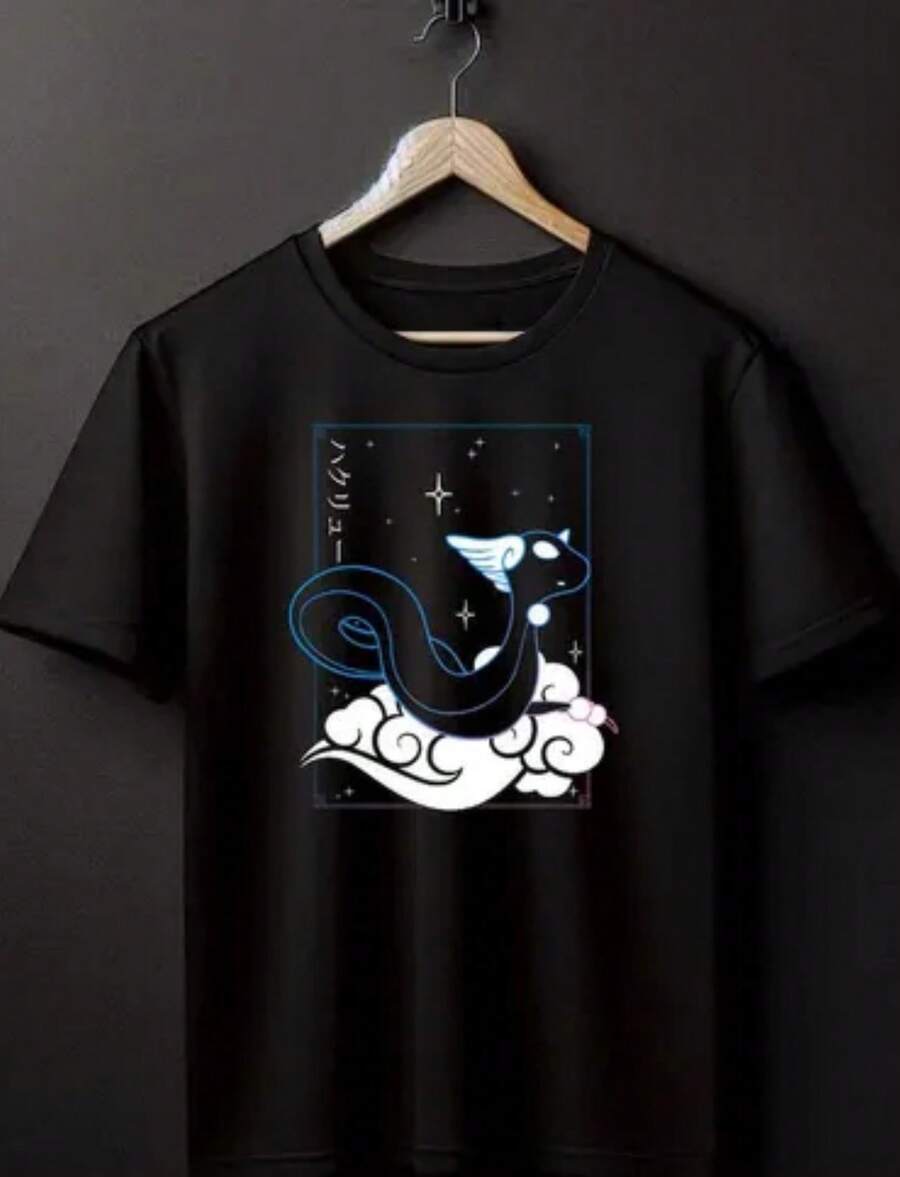 Dratini Black Tee Perfect For A Present, Gift, Holiday, Birthday! - màu đen - Xem 1