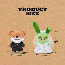 Spin Master Fuggler Wedding Fuggs 9-Inch Plush 2 Packs Set, Funny Ugly Monster Stuffed Animals With Human-Like Teeth & Tooth Ring, Collectible Plush For Valentine's Day Gifts - Wedding - View 11