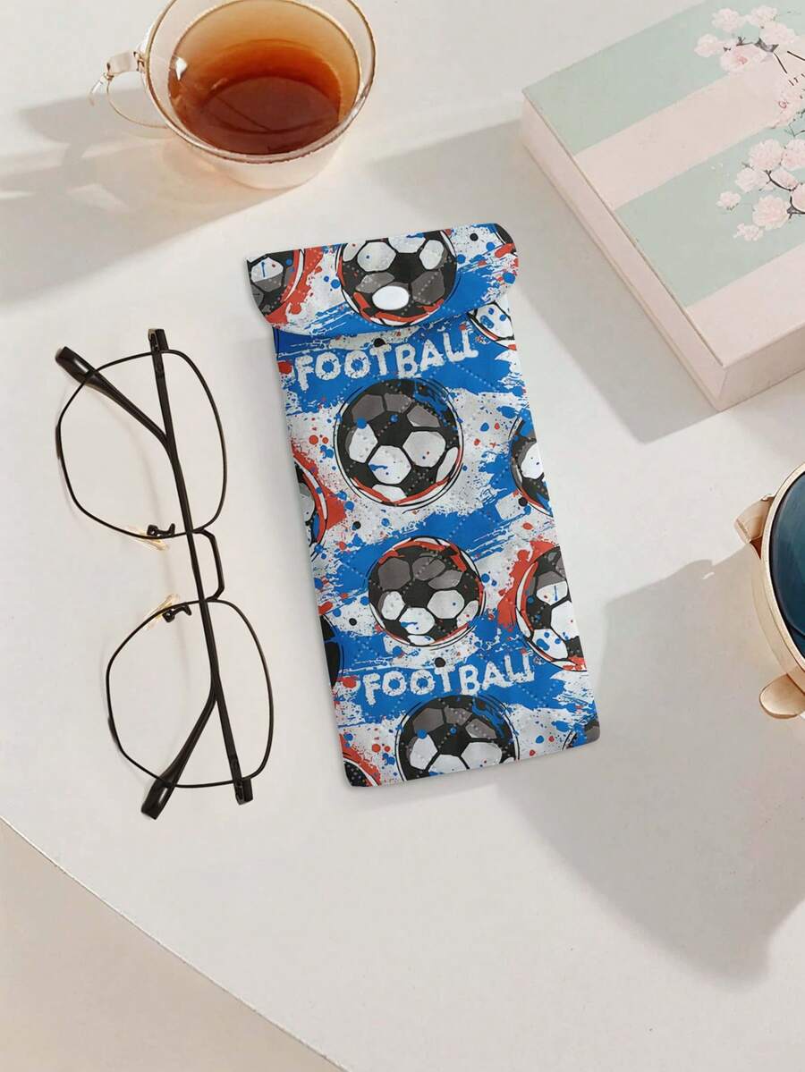 Estuche de almacenamiento para gafas con diseño divertido, estuche de transporte de moda para gafas y gafas - Multicolor - Ver 1