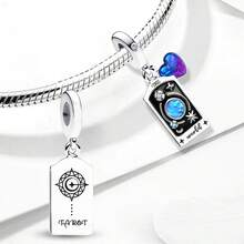 1件925纯银塔罗牌吊坠，适合搭配女士手链、手镯、DIY首饰制作和日常穿搭，是女孩的理想配饰。 - 塔羅牌 - 查看 9