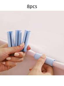 4pcs Bed Sheet Fasteners, Bed Sheet Clips, Triangle Fasteners, Sofa Fasteners, Duvet Clip Fasteners, Non-Slip Blanket Clips, Comforter Fasteners, Non-Slip Bed Sheet Clips, Easy Release Grippers, Back To School Supplies - Multicolor - View 16