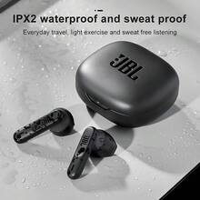 JBL Wave 300 TWS True Wireless Earbuds With 26H Battery, Built-In Mic, Fast Charging Case, Lightweight Secure Fit, Bluetooth 5.2 & IPX2 Sweatproof - Black - View 9