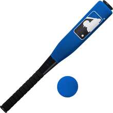 Juego de bate y pelota de espuma de béisbol  deportiva – 24" sobredimensionado – 27" estándar - Azul - Ver 1