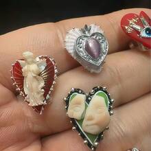 3D Love Pattern Gel Nail Art Mold Arts Resin Butterfly Molds For Accessories Supplies Baroque Silicone Tools Retro Nails Style - ZYXP055 - 查看 4