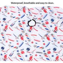 ZJchao - Capas de pelo para corte de pelo, cubierta de peluquería ajustable para peluquería, peluquería para estilistas, barberos, colorear, permanente,40056947 - Azul Cadete - Ver 6