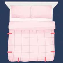 12pcs Duvet Clips | High Elasticity Quilt Cover Clips With No Pins, Plastic Fasteners For Keeping Duvet In Place, Anti-Move Non-Slip Comforter Holder Clamps, Mixed Color - As Pic - View 5